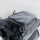 MBTI Pu Leather Handbags for Women Fashion Black Lolita Itabag Japanese Jk Tote Bags Casual Large Capacity Shoulder Bag