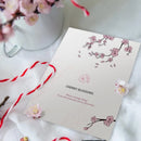 1Sheet Spring Cherry Blossom Season Clear Stamps for DIY Scrapbooking Flowers Silicone Clear Stamp Seals for Cards Making Photo