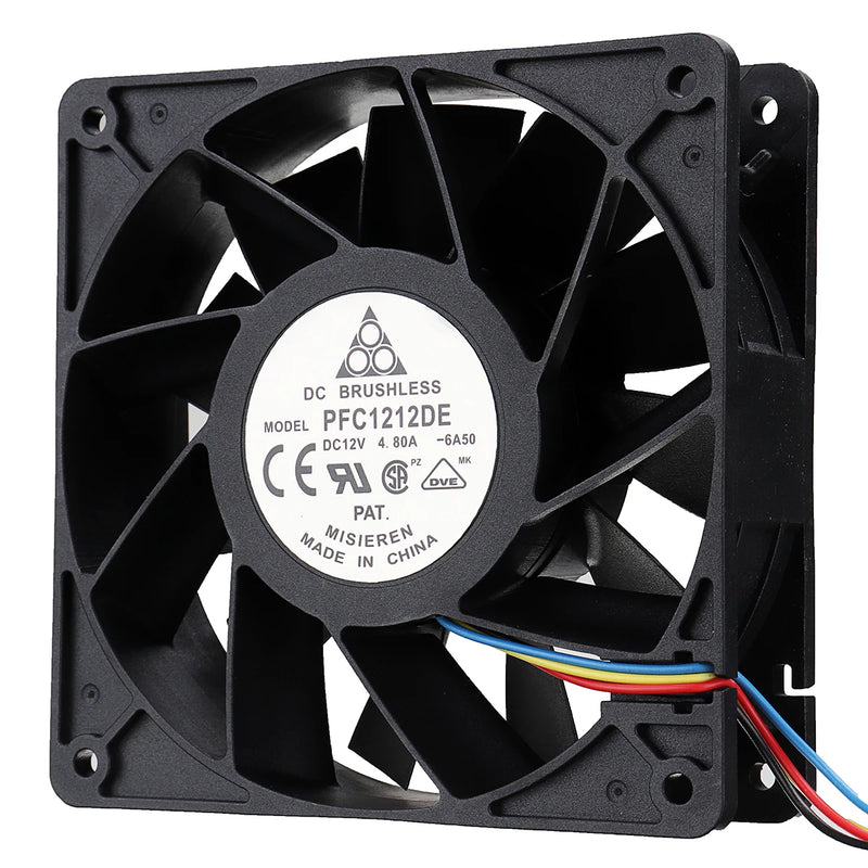 5000RPM 120x120  S7 S9 CPU Cooling Fan 4-pin Connector For Antminer Bitmain 12V/4.8A Portable Computer Cooler Fans