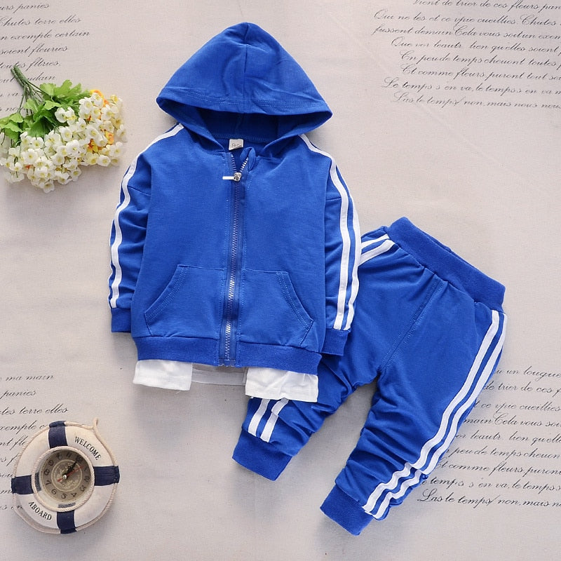 Fashion Spring Autumn Baby Girl Clothes Set Children Boys Cartoon T-Shirt Pants 2Pcs/sets Toddler Casual Costume Kids Tracksuits