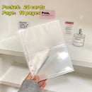 1-4 Grids Multi-Pockets Photo Card Binder Inner Pages A5 Kpop Photocards Sleeves Photo Album Page Protector Cards Sleeve Sheets 