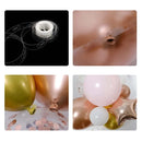 1set Rose Gold Balloon Garland Arch Kit with Pink Gold White Balloon for Graduate Day Proposal Valentine's Day Confession