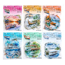 20pcs/1lot Kawaii Scrapbook Sticker canoeing on the lake Scrapbooking Supplies Planner Decorative Craft Stationery Sticker