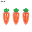 3/6Pcs Easter Plastic Carrot Candy Box Creative Clear Gift Boxes Easter Party Decorations for Home Kids Birthday Favors Supplies