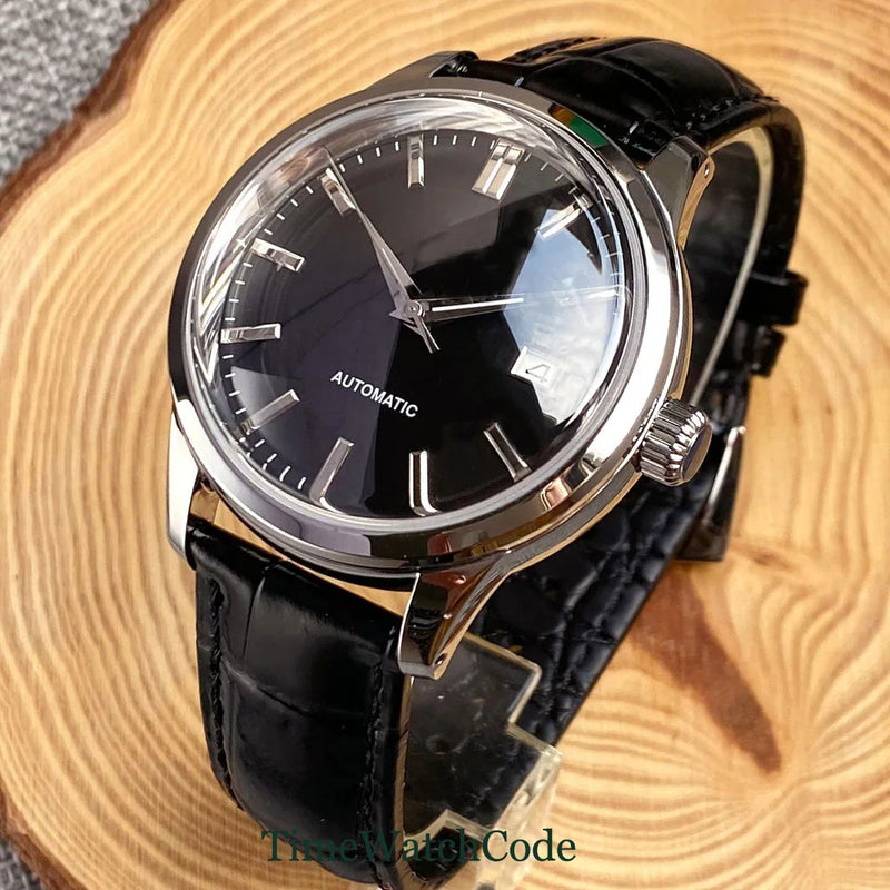 Tandorio Automatic Watch for Men Auto Date NH35A Movement 10ATM Water Resistance 40mm Double Bow Domed Sapphire Crystal