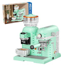 Creative Classic Retro Coffee Machine Grinder Building Blocks Model Mini Home Decoration Assembly Bricks Toys For Adults Friends