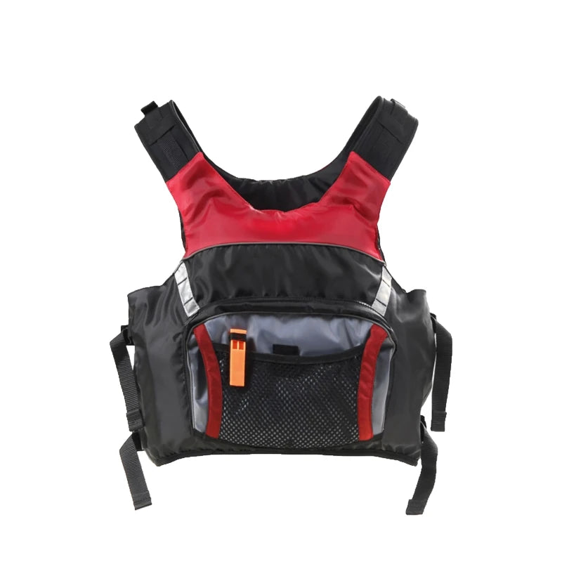 Genuine CE Approved Life Jacket Men 100KG+ Big Pockets Life Vest Women PFD Swim Fishing Kayak Vest Water Sport Drifting Safety