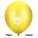 Balloon Easter Bless Cross Easter Balloons Party Easter Decoration Ballon Baptism Forked Holy Communion Favors Christen Decotion