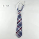 Women Plaid JK Neck Tie Girls Lazy Skinny Slim Cute Necktie Plaid Uniform School Student Neckties Gravatas Cravat Boys Neckwear