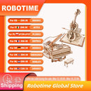 Robotime ROKR Mechanical Music Box 3D Wooden Puzzle for Kids Christmas Gifts