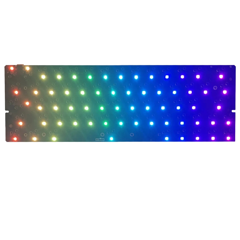 Hot-Swap 64RGB Layout Mechainical Keyboard PCB Compatibal GH60 DK64 South RGB QMK VIAL All Keys Programmabl