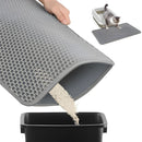 Cat Litter Mat Double Honeycomb Layer Design Waterproof Non-slip material Cat Litter Tray Mat 40CM*60CM