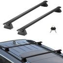SucceBuy Roof Rack Cross Bars with Grooved Side Rails 200lbs Aluminum Crossbars with Locks for Rooftop Cargo Carrier Bag Luggage
