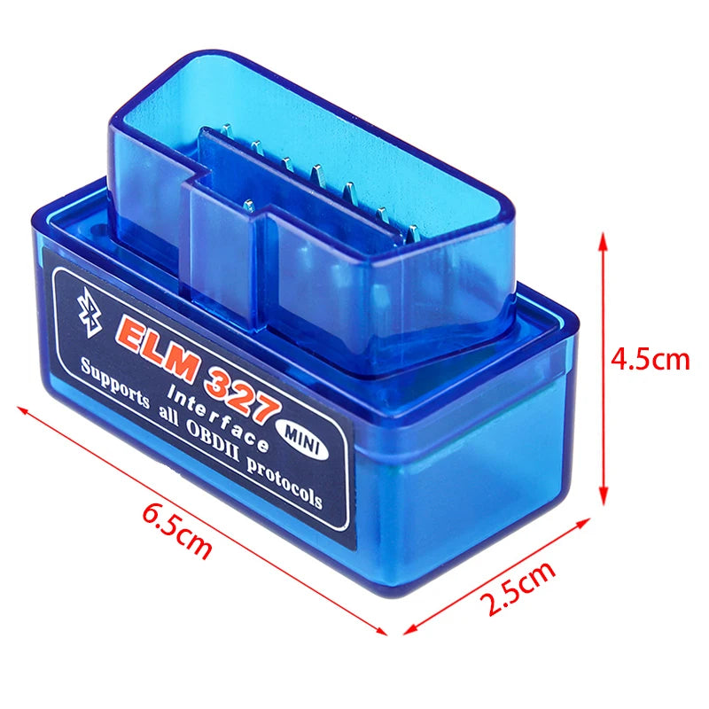 Mini Elm327 Obd2 Scanner Bluetooth-compatible V1.5/2.1 Car Scanner Code Reader Tool Car Diagnostic Tool Repair Tools for Android