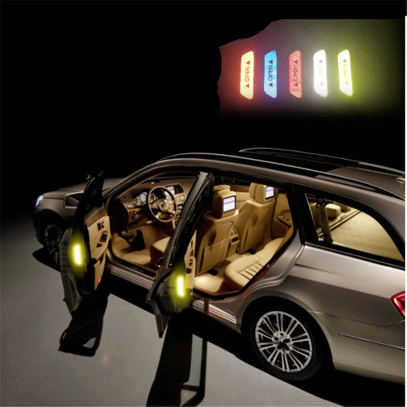 Car OPEN Reflective Tape Warning for Audi A1 A2 A3 A4 A5 A6 A7 A8 B5 B6 B7 B8 C5 C6 Q2 Q3 Q5 Q7 TT S3 S4 S5 S6 S7