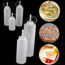 Chocolate Squeeze Bottle With Cap Plastic Cake Decorating Tool Bread Baking Dessert Condiment Dispenser Bottle