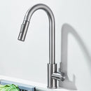 Pull Down Kitchen Sink Faucet Pull Out Two Function Single Handle Hot and Cold Water Mixer Taps Deck Mounted