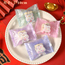 2025 Chinese New Year Snowflake Crispy Packaging 100Pcs 7x10cm Baking Cookie Machine Sealed Candy Bags