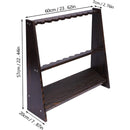 Multi-hole Billiard Cue Rack Holder Square Billiard Cue Holder Floor Mount 8/10 Holes 35mm (10 Holes)