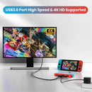 NEWDERY Switch Dock for Nintendo Switch OLED/Steam Deck/Samsung DeX Switch Docking Station for TV Type C to 4K HDMI Hub Adapter