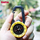 KANPAS carabiner compass/ Outdoor compass/ Camping, Hiking compass, CA-37