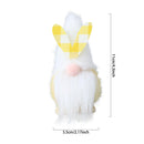 Easter Bunny Ear Gnome Decoration Pink Yellow Green Rabbit Elf Doll Ornaments DIY Spring Birthday Party Supplies Kids Girls Gift