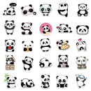50PCS Cartoon Cute Panda Animal Personality Graffiti Creative Helmet Sticker  Skateboard Guitar Mobile Phone Car Desk Decoration