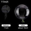 8/12/18/20/24inch Transparent Bubble Balloons Inflatable Clear Bobo Balloon Christmas Wedding Birthday Party Decorations Globos