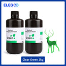Elegoo 1KG/2KG/4KG UV Resin 2.0 For 3D Printer SATURN 3 ULTRA 3D Printing Material UV Resin Normal 1kg Liquid Bottle