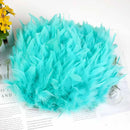 1 Meter Natural Turkey Feathers Trims 10-15cm for Sewing Ribbon Clothing Fringe Plumes Decoration DIY Crafts Wedding Party Dress
