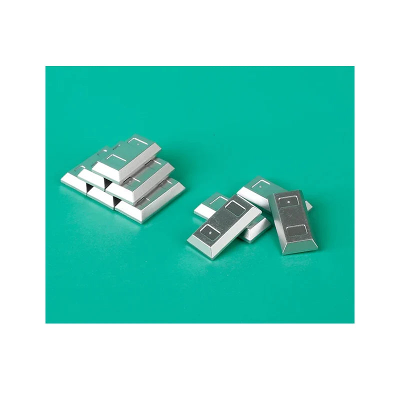 MOC Building Blocks Figures Accessories Cash Dollar Coin Bag Model Gold Silver Bar Colored Diamond Treasure Box Series Coffer