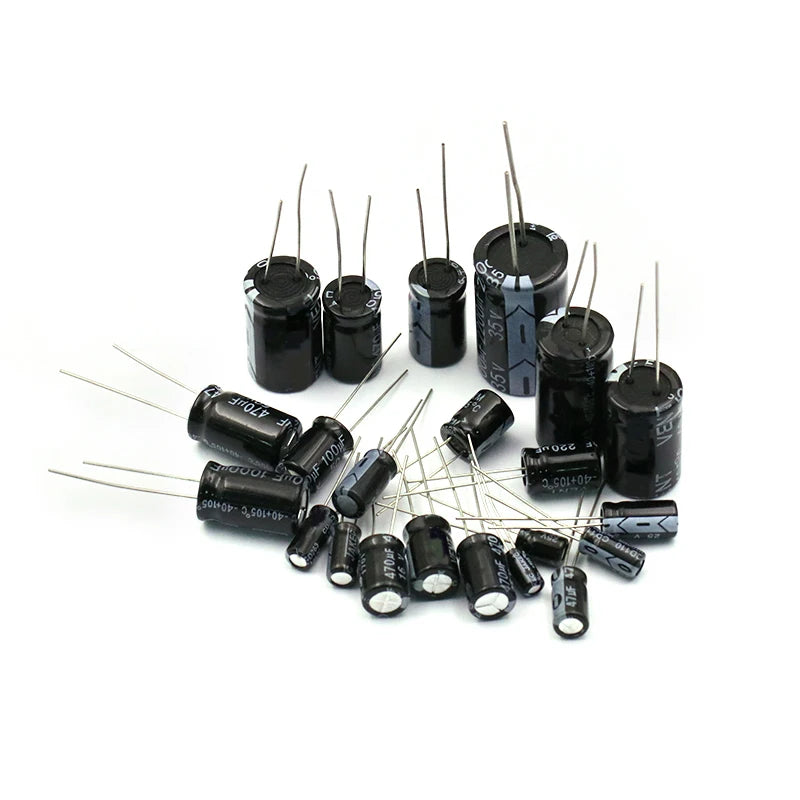 20pcs 100uF 35V 100MFD 35Volt 6*7mm Aluminum Electrolytic Capacitor Radial 100mf35v 100uf35v 35v100mf 35v100uf