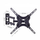 Universal Retractable TV Mounts Wall Mount Bracket LCD Monitor TV Stand Expansion Bracket Metal Flexible Arm Television Holder