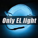 EL Wire 5/4/3/2/1Color 1M Illuminated Lights with Neon Lights DIY Combination Multicolor Lights AA Batteries USB Prom LED Strips