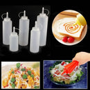 Chocolate Squeeze Bottle With Cap Plastic Cake Decorating Tool Bread Baking Dessert Condiment Dispenser Bottle