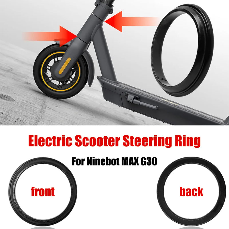 Replace Front Fork Bearing Bowl Rotating Part For ninebot MAX G30 Electric Scooter Upper/Lower Circling Steering Set Accessory