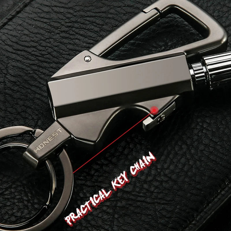 Multifunctional Match Kerosene Lighter Cross-border Outdoor Waterproof Will Carry Wine Open Key Chain Wholesale