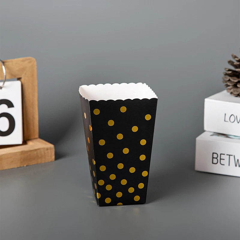 10Pcs Team Boy Team Girl Popcorn Cup Packaging Snack Paper Box for Gender Reveal Party Decoration Baby Shower Supplies Gift Box