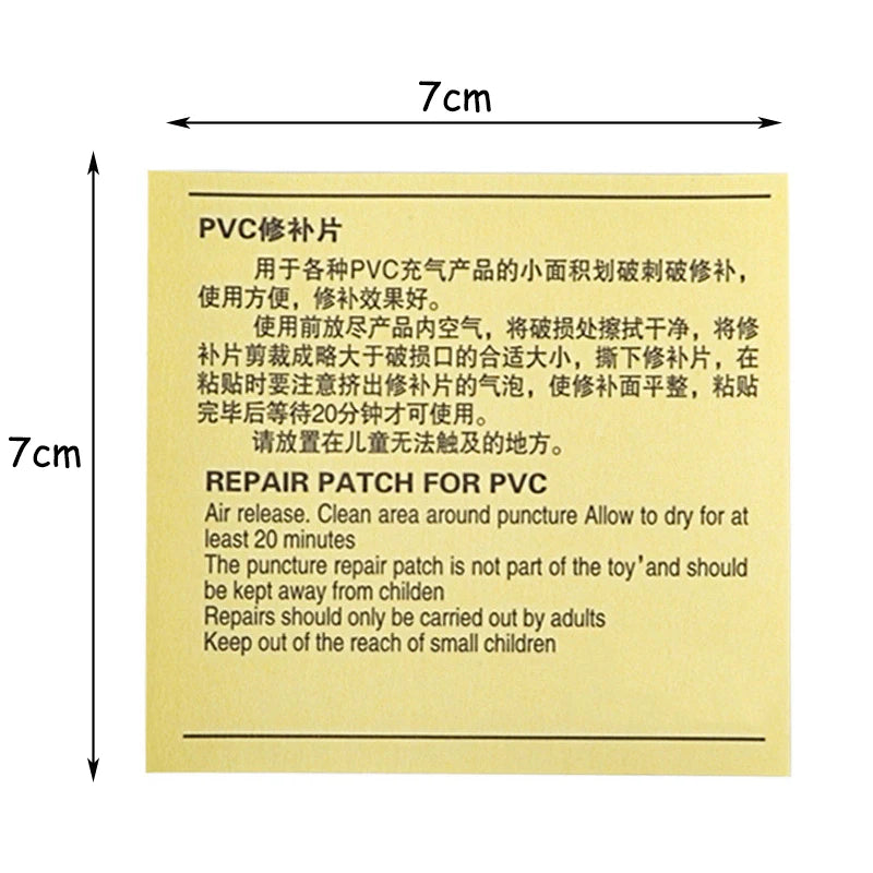 Waterproof Transparent Self Adhesive Sticker Cloth Patches Outdoor Tent Repair Tape Inflatable Toys Pool Float Air Bed Patch Kit