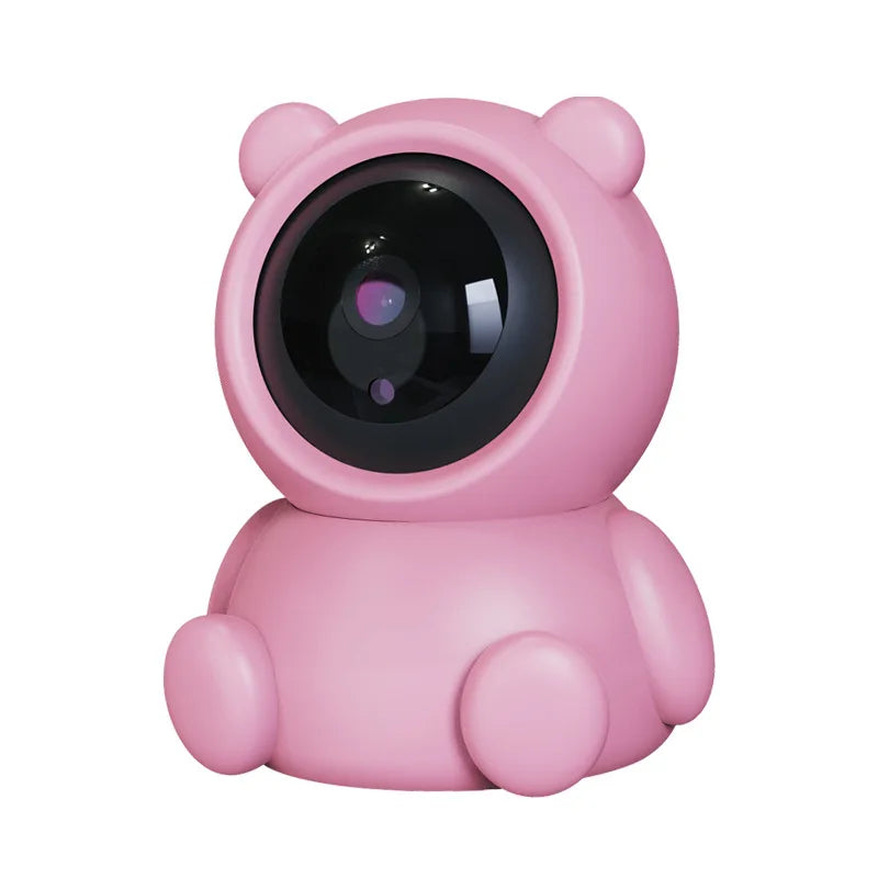 Smart Home Baby Security Monitor WiFi IP Camera Cartoon Bear Halloween Gift CCTV 1080P HD Surveillance Auto Tracking Camera