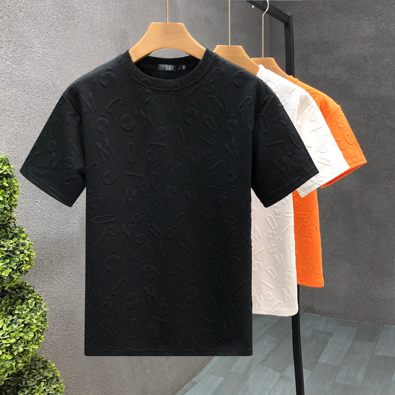 2024 Male New Arrival T-shirts Cotton Summer T Shirt Women Men Harajuku Tops Tees Solid Color Streetwear Hip Hop T Shirt Q29