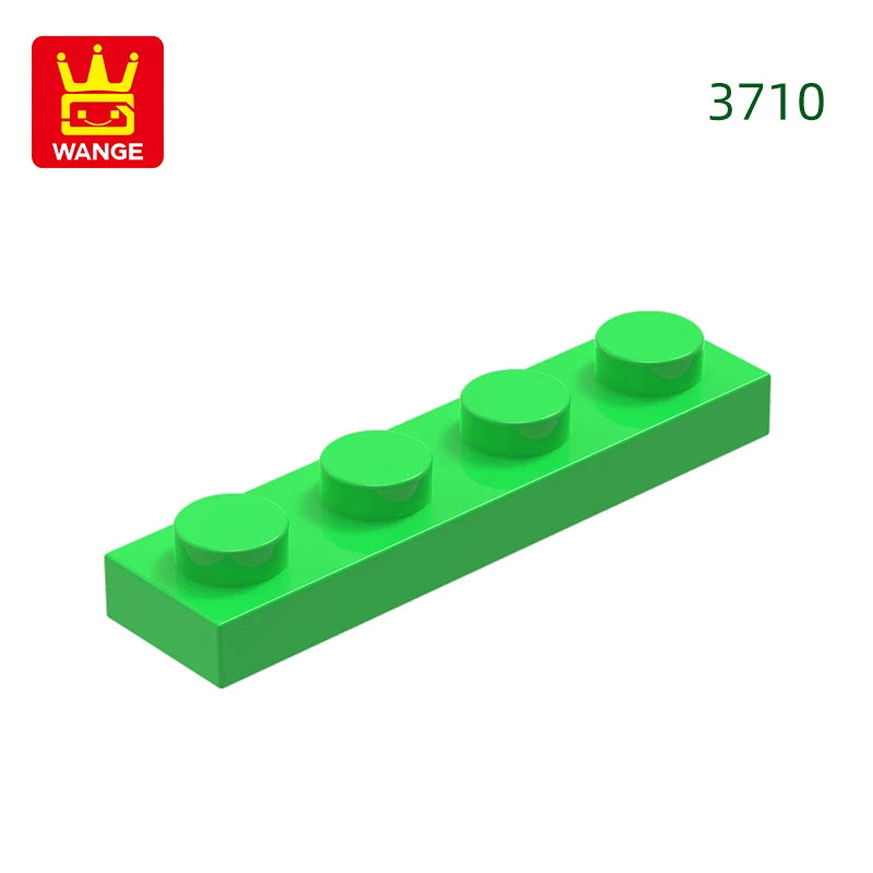 Wange 149Pcs/Lot 3710 1x4 Basic Building Block Moc Components Parts Compatible with Bricks DIY Children Assembly Toy Gift Box