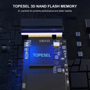 TOPESEL X16 SSD NVMe M2 512GB Internal Solid State Hard Disk PCIe 4.0x4 2280 SSD M.2 Drive for PS5 Laptop PC