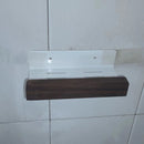 Bathroom Rack Wall-mounted Shower Room Toilet  Nordic style Shelf Cosmetic Storage kitchen Multi-purpose Shelf Solid Wood