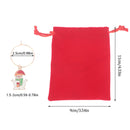 20Pcs Christmas Wine Glass Markers Holiday Drink Marker Charms for Wine Glasses