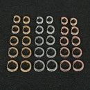 2 Pcs Rainbow Little Huggies Hoop Earrings Girl Tiny Rings Cartilage Small Helix Piercing Conch Earlobe Tragus Circle Men Hoops