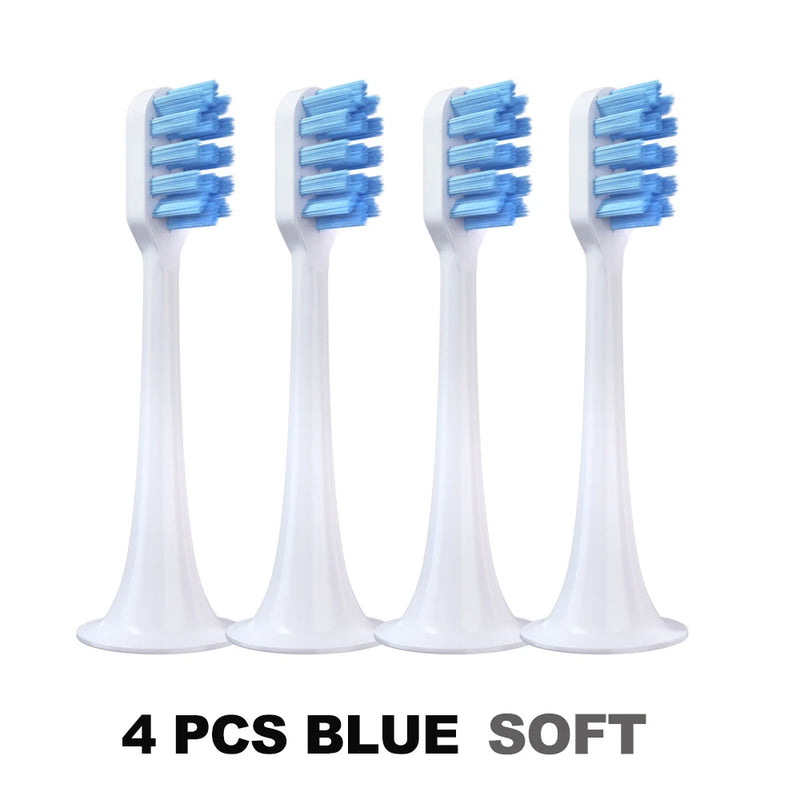 Replacement Toothbrush Heads For Xiaomi T300 T500 Sonic Electric Teeth Brush Mijia T300 Nozzles With Dust Cover Vacuum Packaging