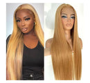 Varlea 34 Inch Honey Blonde Wig Human Hair Straight Hd Lace Frontal Wig 13x6 13x4 Lace Frontal Blonde Wig For Women Brazilian