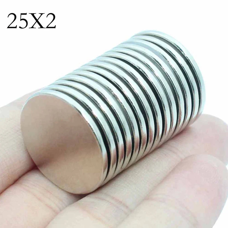 5x2/6x2/7x2/8x2/9x2/10x2/12x2/15x2/20x2/25x2/30x2mm N35 Super Strong Magnet Round Magnetic NdFeB Neodymium Powerful Disc imanes