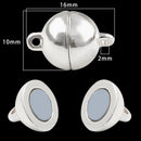 2 Sets Locking Strong Magnetic Clasps Magnet End Clasp Connectors For Jewelry Making DIY Bracelet Necklace Extender Accessories